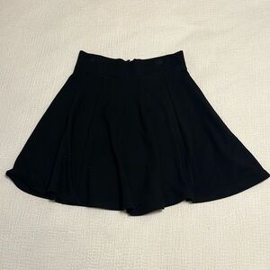 Black skater skirt